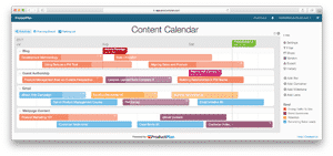 content calendar