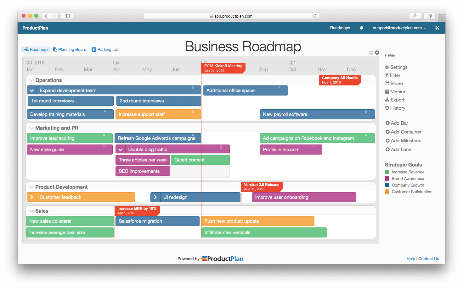 business-roadmap-template