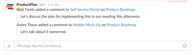 Slack-Notification-ProductPlan