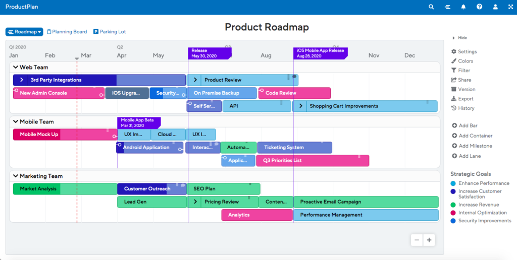 roadmap planner software